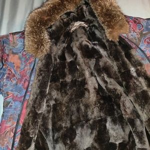 Rabbit fur lined Coat